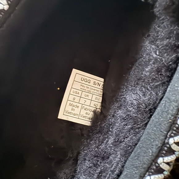 UGG Tasman II Ladies Black Suede Slipper  Size US 9 NEW - Picture 5 of 7